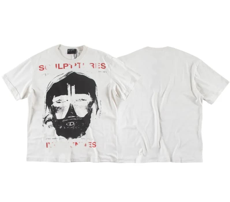 Off-White Long-Sleeve Tee Eternity and Time Print — 615