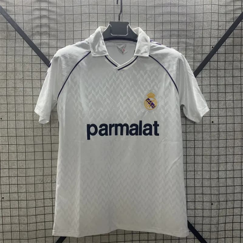 Flamengo Home Jersey Lubrax Sponsor — 86 皇马 主场