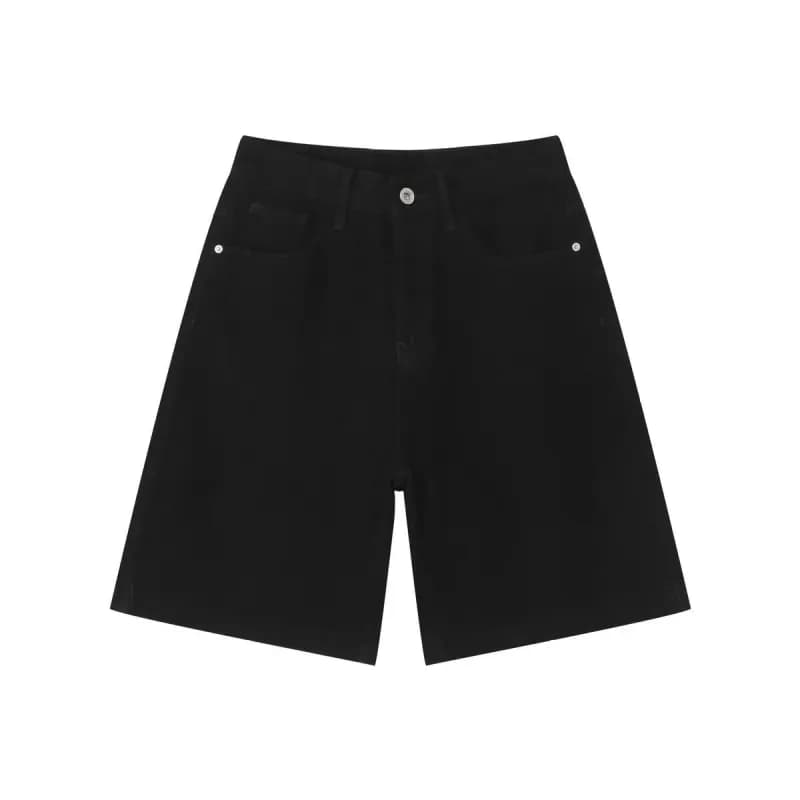 Levi's Classic Denim Shorts Solid Black