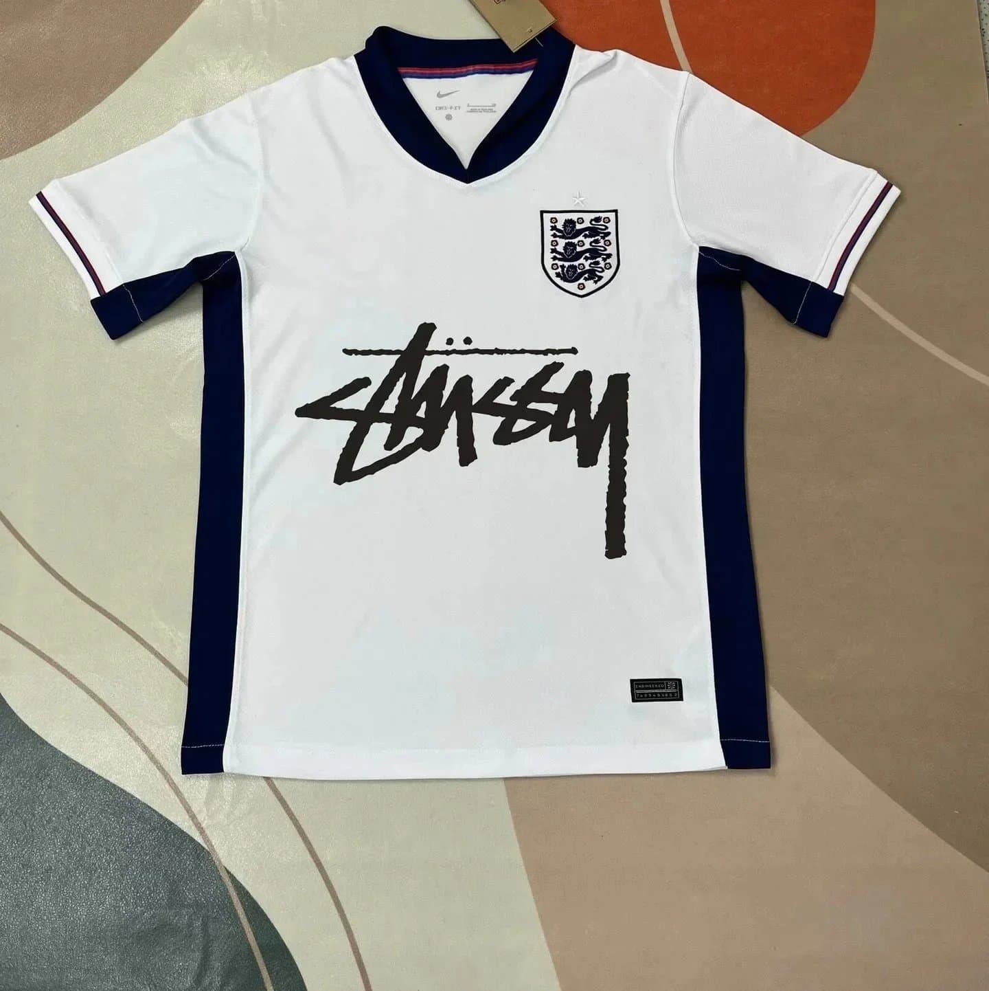 Nike England Home Jersey Stüssy Collaboration
