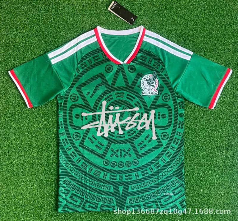 Stüssy Mexico National Team Jersey Aztec Print