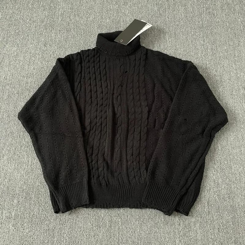 Gallery Dept. Zip-Up Hoodie Distressed Graphic Print — E48