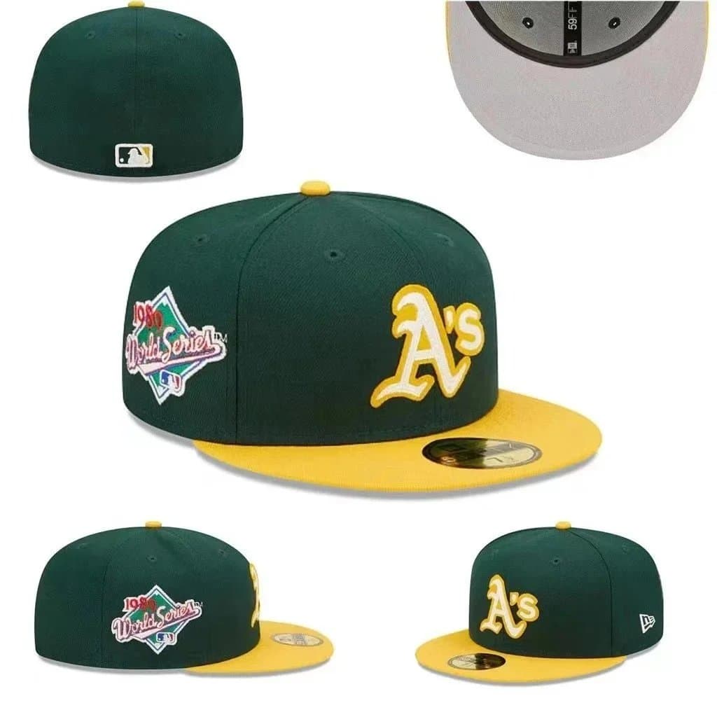 New Era × MLB 59FIFTY Fitted Cap LA Dodgers World Series Patch — 11*Top quality