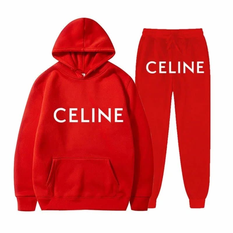 Celine Logo Sweatpants Heather Grey — 7