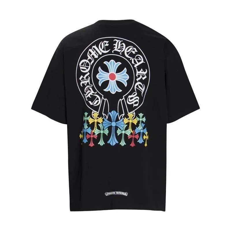 Chrome Hearts Graphic Tee Cross Logo — 6011黑