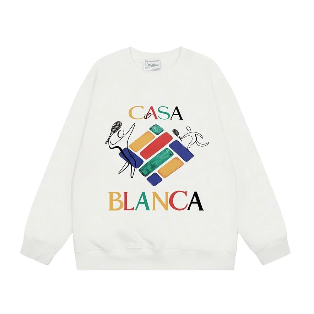 Balenciaga Cotton Sweatshirt Column Print — CB-34