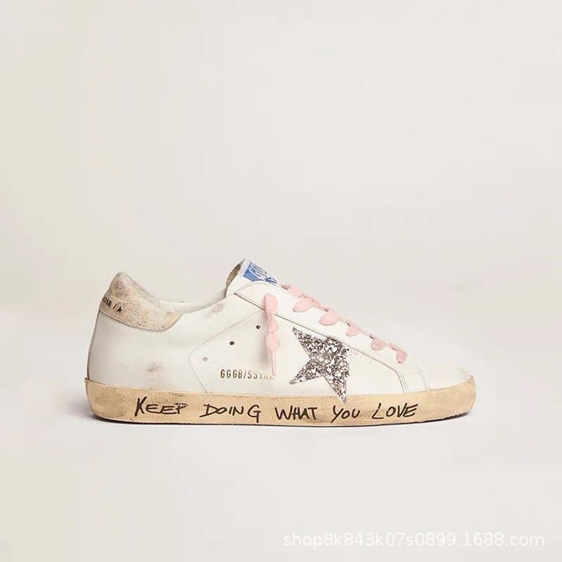 Golden Goose Superstar Distressed Silver — 32