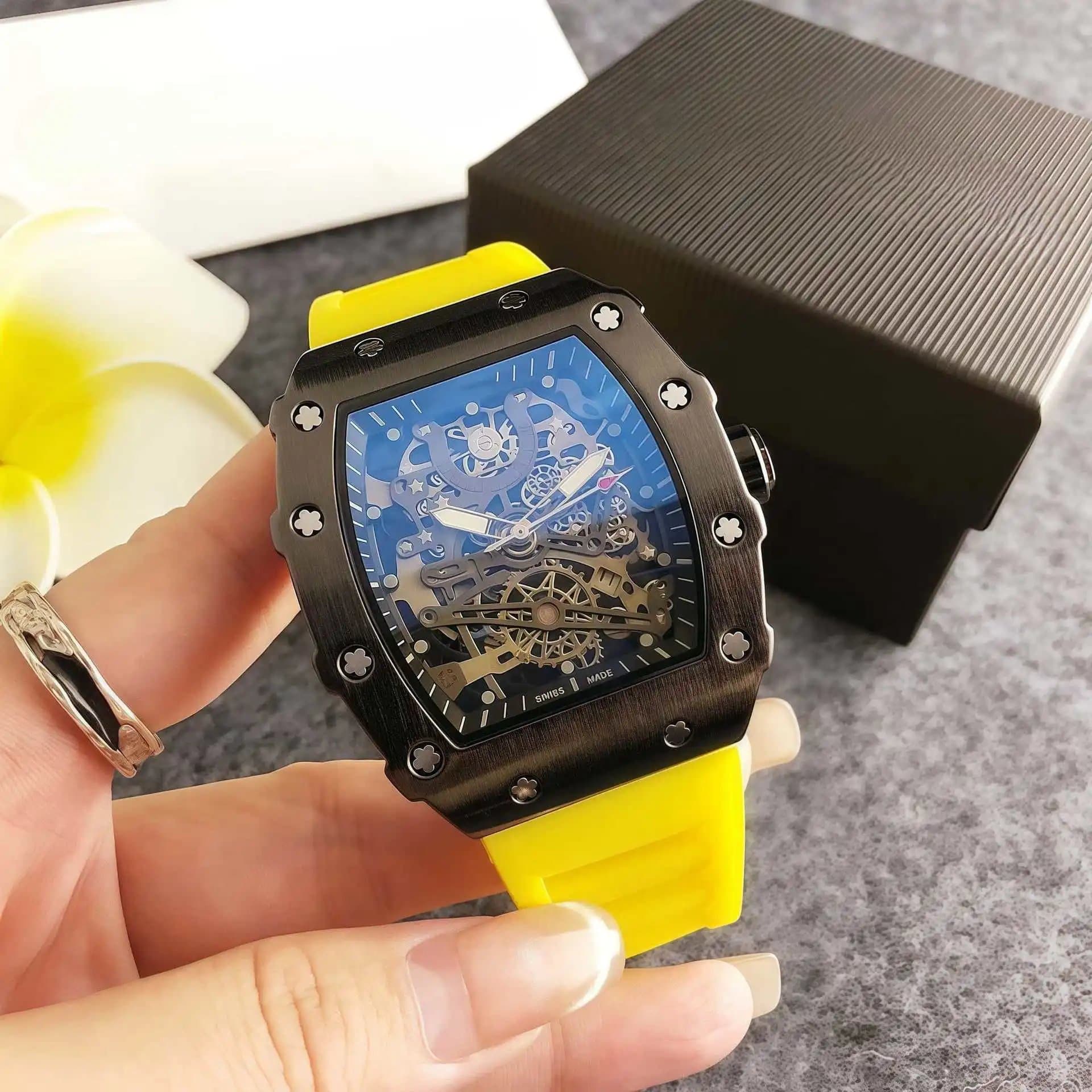 Richard Mille RM 011 Skeleton Dial — 黑黄