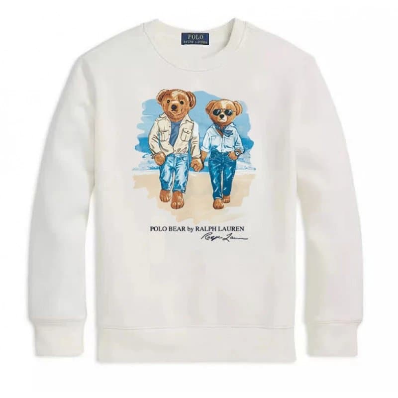 Polo Ralph Lauren Polo Bear Sweatshirt Two Bears Graphic — Y46·白色