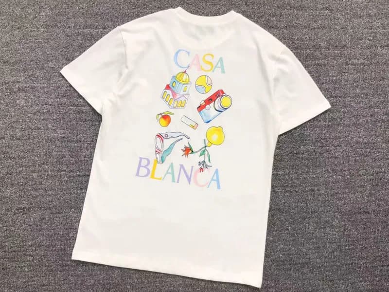 Casablanca T-Shirt Unity Is Power Graphic — 886 white