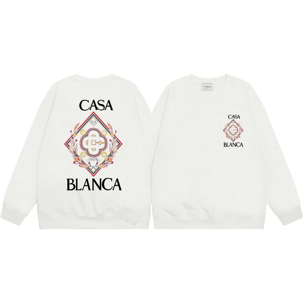 Balenciaga Cotton Sweatshirt Column Print — CB-26