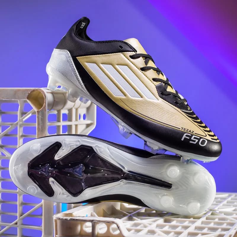 Adidas Predator HZ Teerae — 2506覆古香槟金长钉 系带 【买一送五】