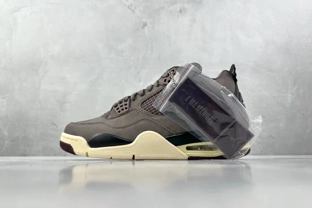 Air Jordan 4 Olive — 新G/X版1.0 · DV6773-220酒红