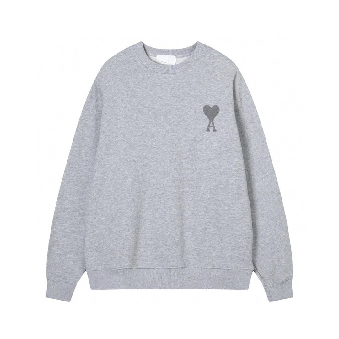 Amiri Hoodie Heart Logo — 06灰色