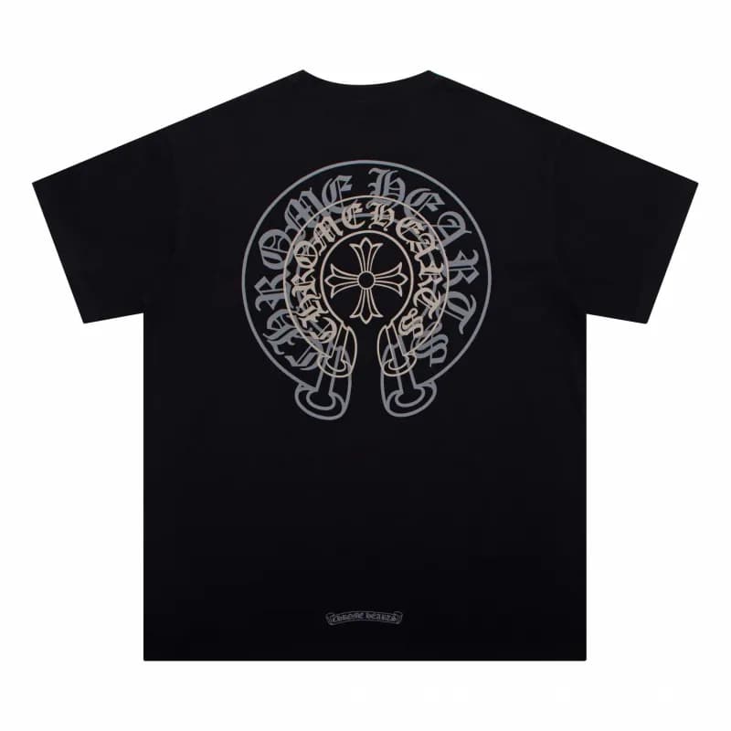Chrome Hearts Graphic Tee Cross Motif Print — 6026黑