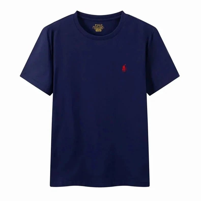 Polo Ralph Lauren Polo Tee Heather Grey — 小马宝蓝红标