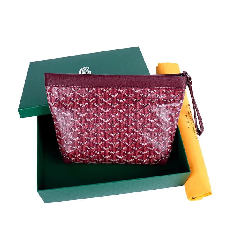 Goyard Saint Louis Pouch Chevron Canvas