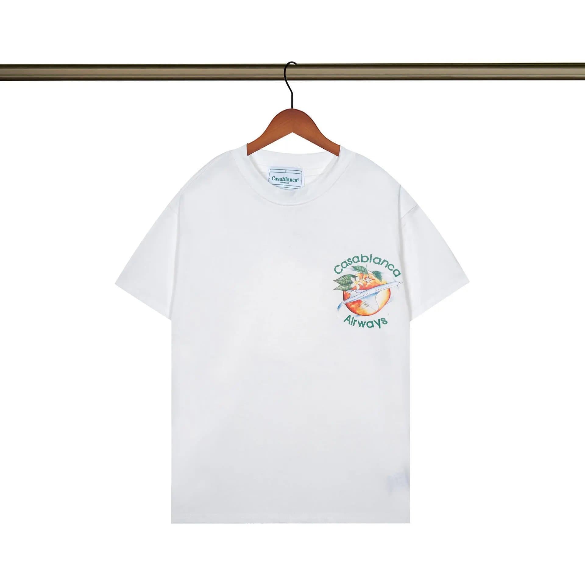 Casablanca Airways Tee Orange Graphic — 8050白
