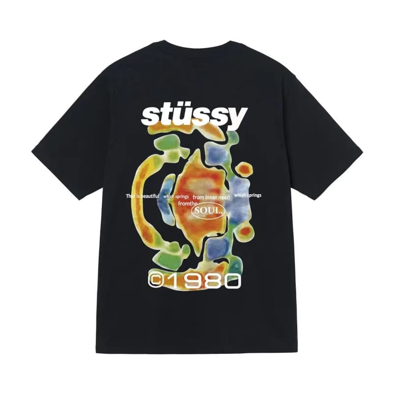 Stüssy Logo Tee Classic Stussy — Black【1980】