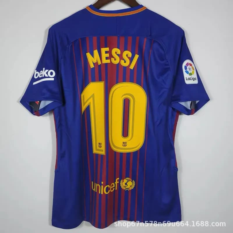Home Jersey Messi 10 — 1718巴萨主场 定制10号