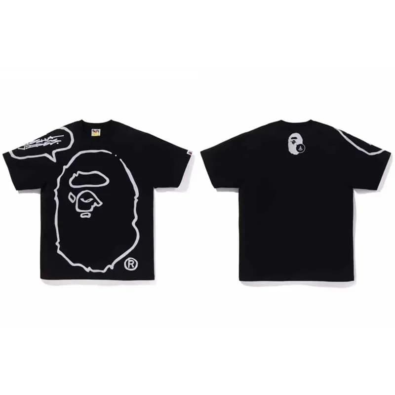 BAPE Short-Sleeve Tee Ape Head Logo — 725黑色