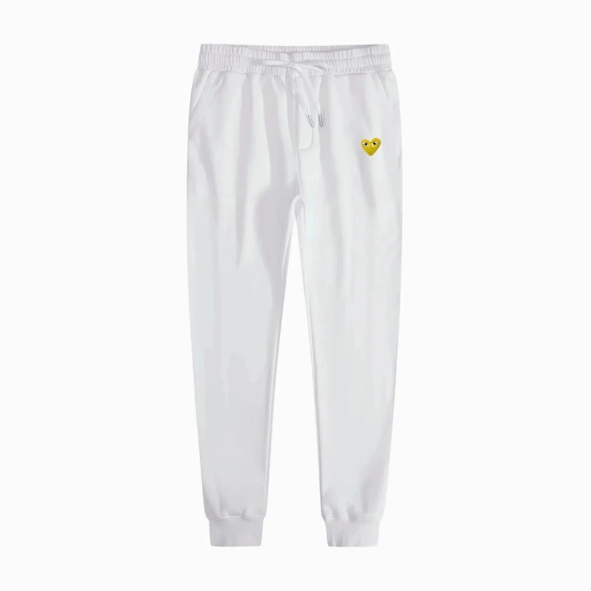 Comme des Garçons Jogger Pants Heart Logo — BB-020