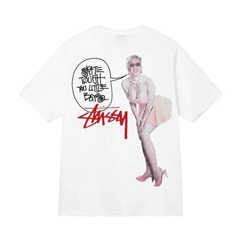 Stüssy Graphic Tee USA Map Print — 白色【梦露】
