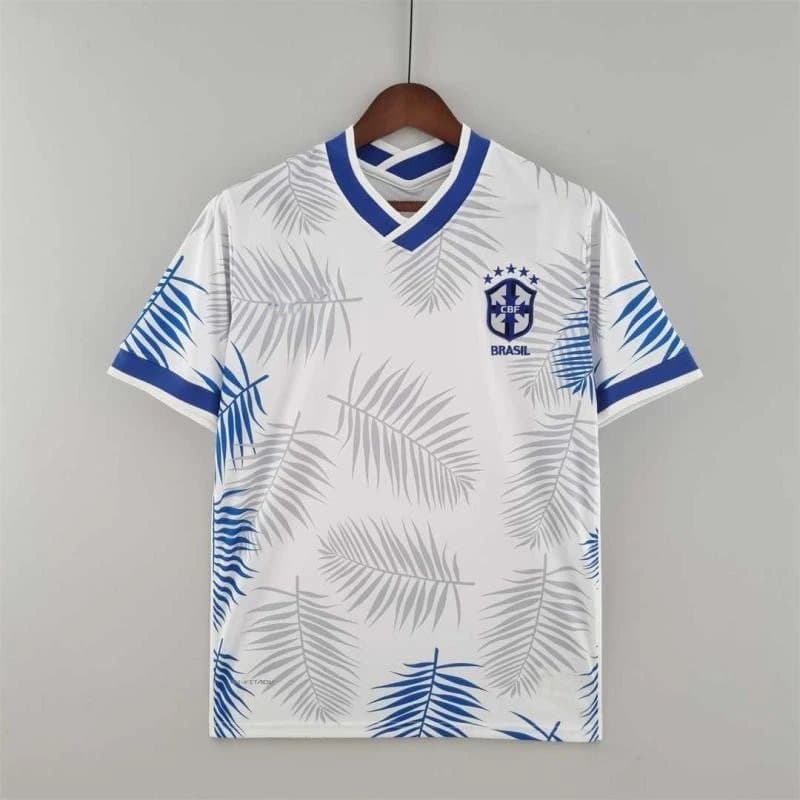Nike CBF Brazil Jersey Tee Cityscape Print — 2022巴西白色羽毛特别版