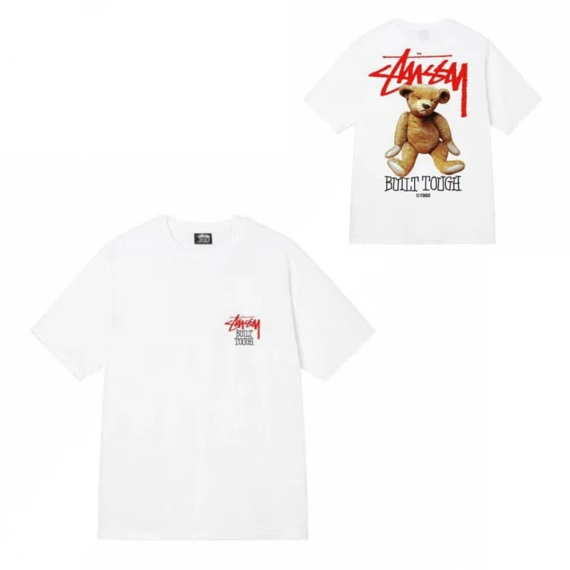 Stüssy Wizard Graphic Tee Black with Wizard Print — 875白色