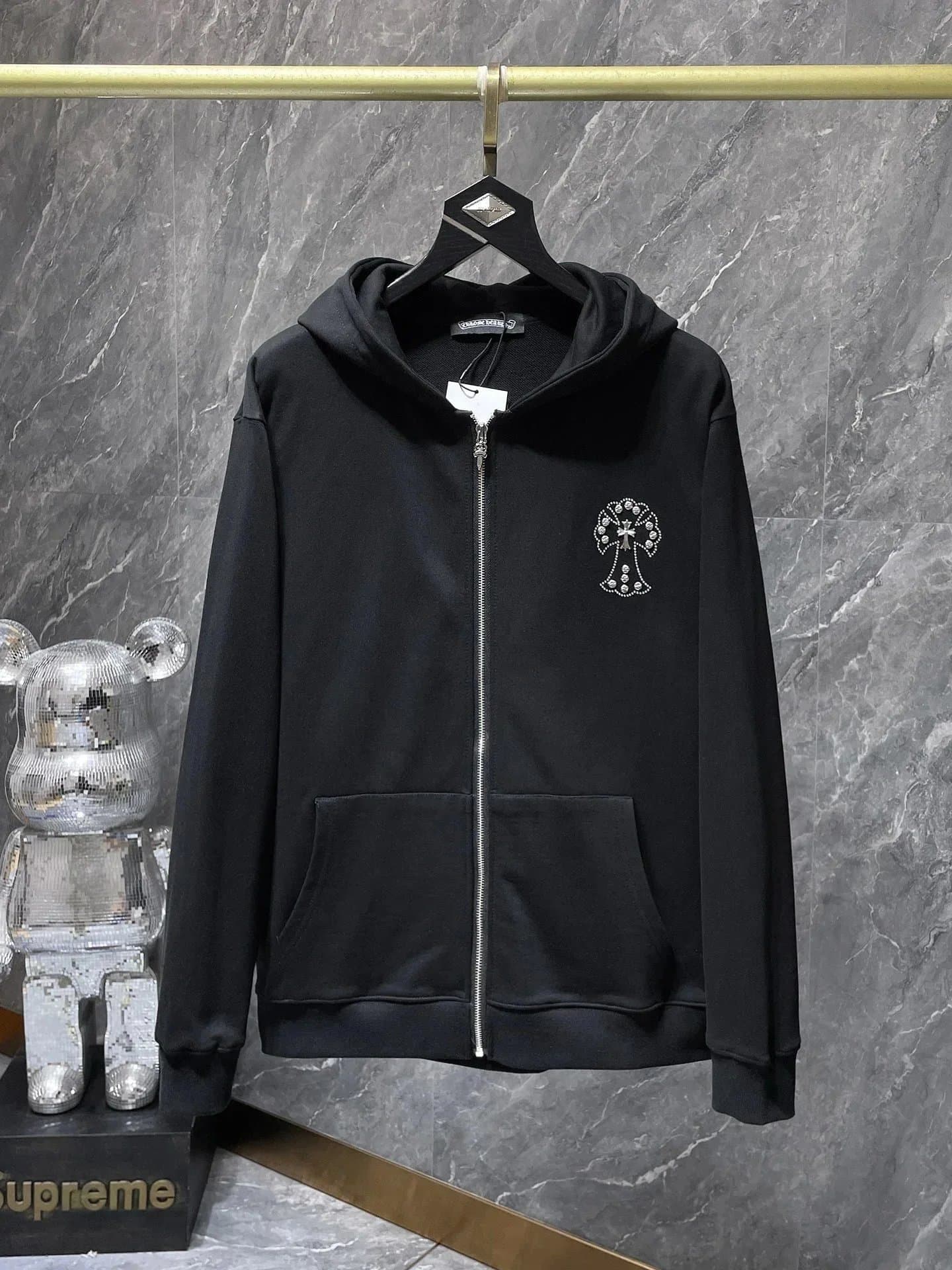 Chrome Hearts Hoodie Ombre Paint Splatter — CH-46