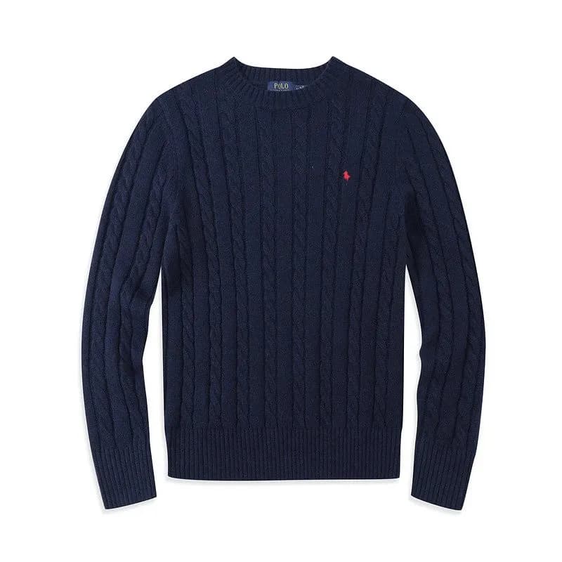 Polo Ralph Lauren Quarter-Zip Sweater Classic Fit — 6005男款宝蓝色