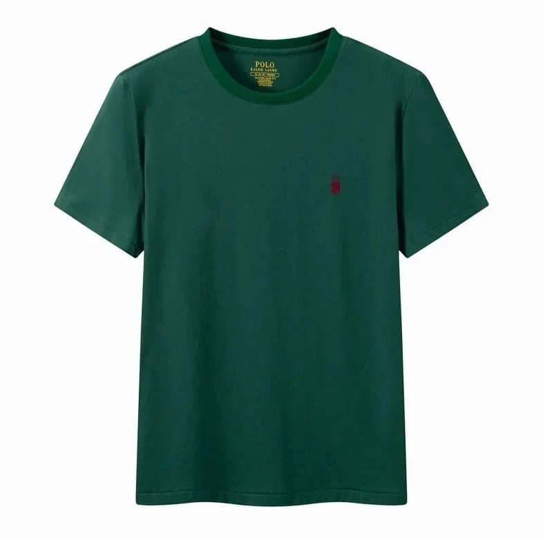Polo Ralph Lauren Polo Tee Heather Grey — 小马墨绿