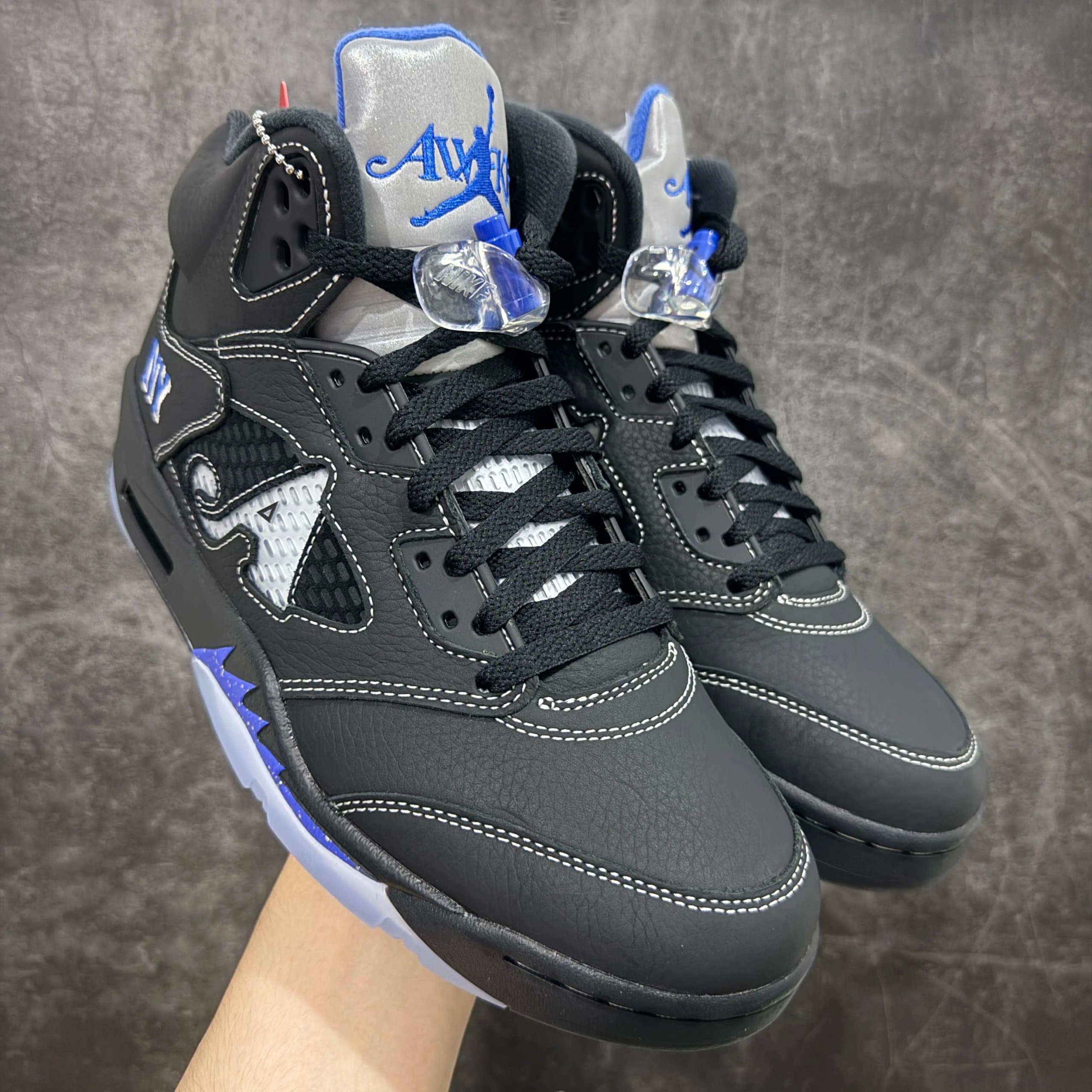 Air Jordan 5 White Silver — 黑蓝 DV4982-004
