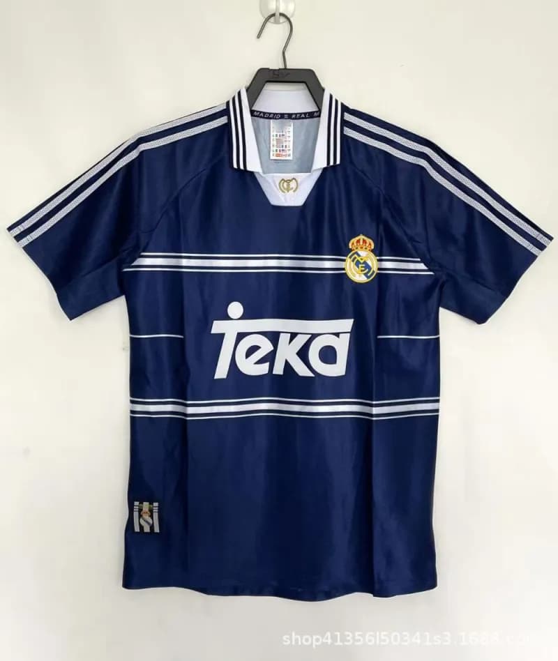 Polo Shirt Real Madrid Crest — 98-99皇马客场