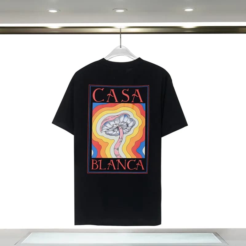 Graphic T-Shirt Casa Blanca Arch Print — 8122 black