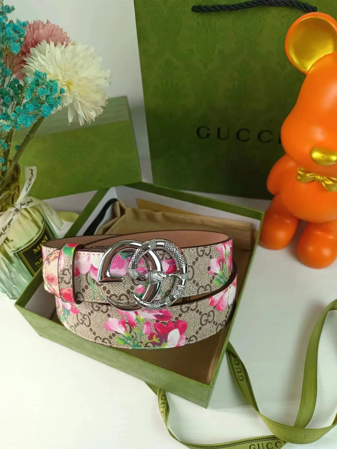 Gucci GG Marmont Belt Double G Buckle — 34