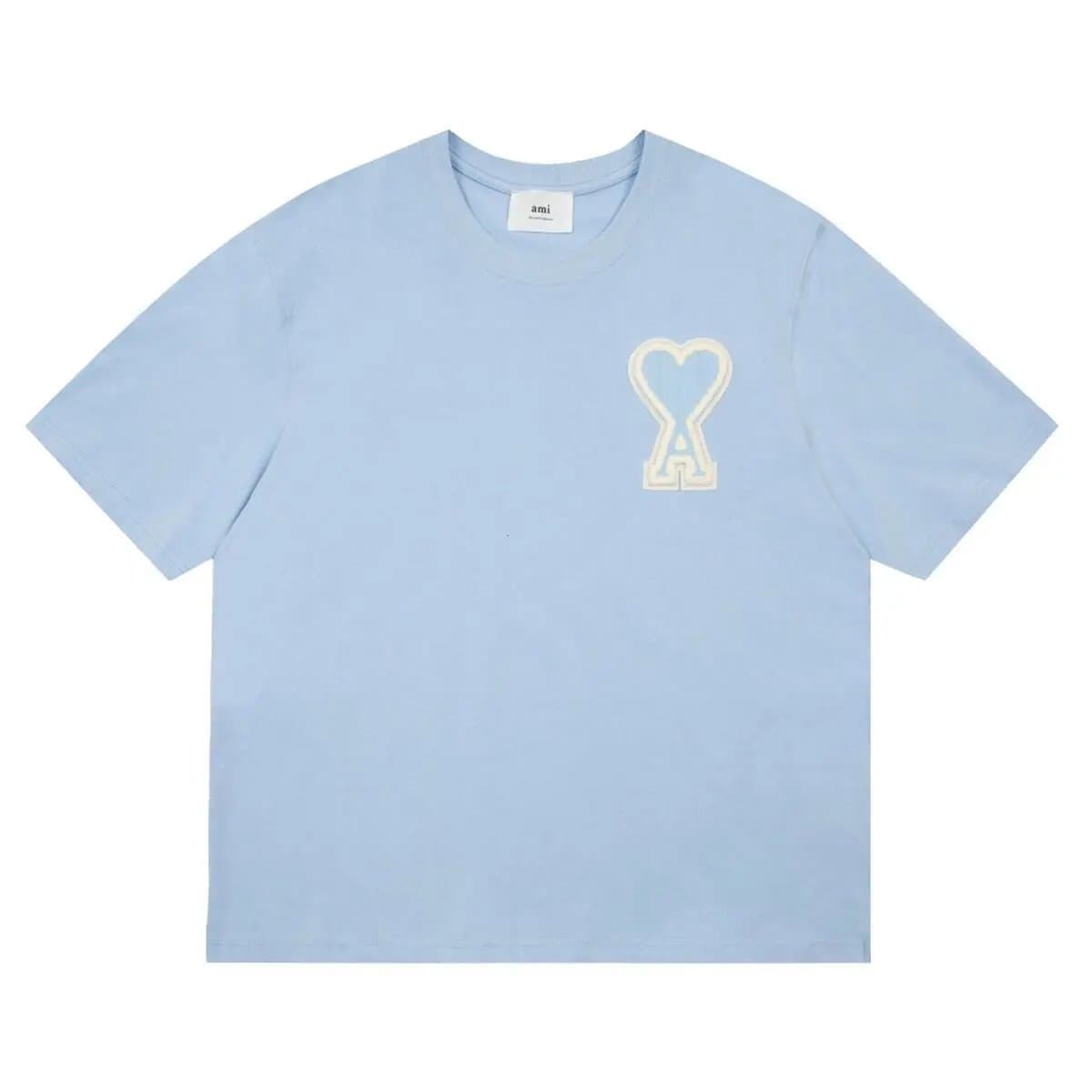 AMI Paris Logo T-Shirt Heart A Patch — 11