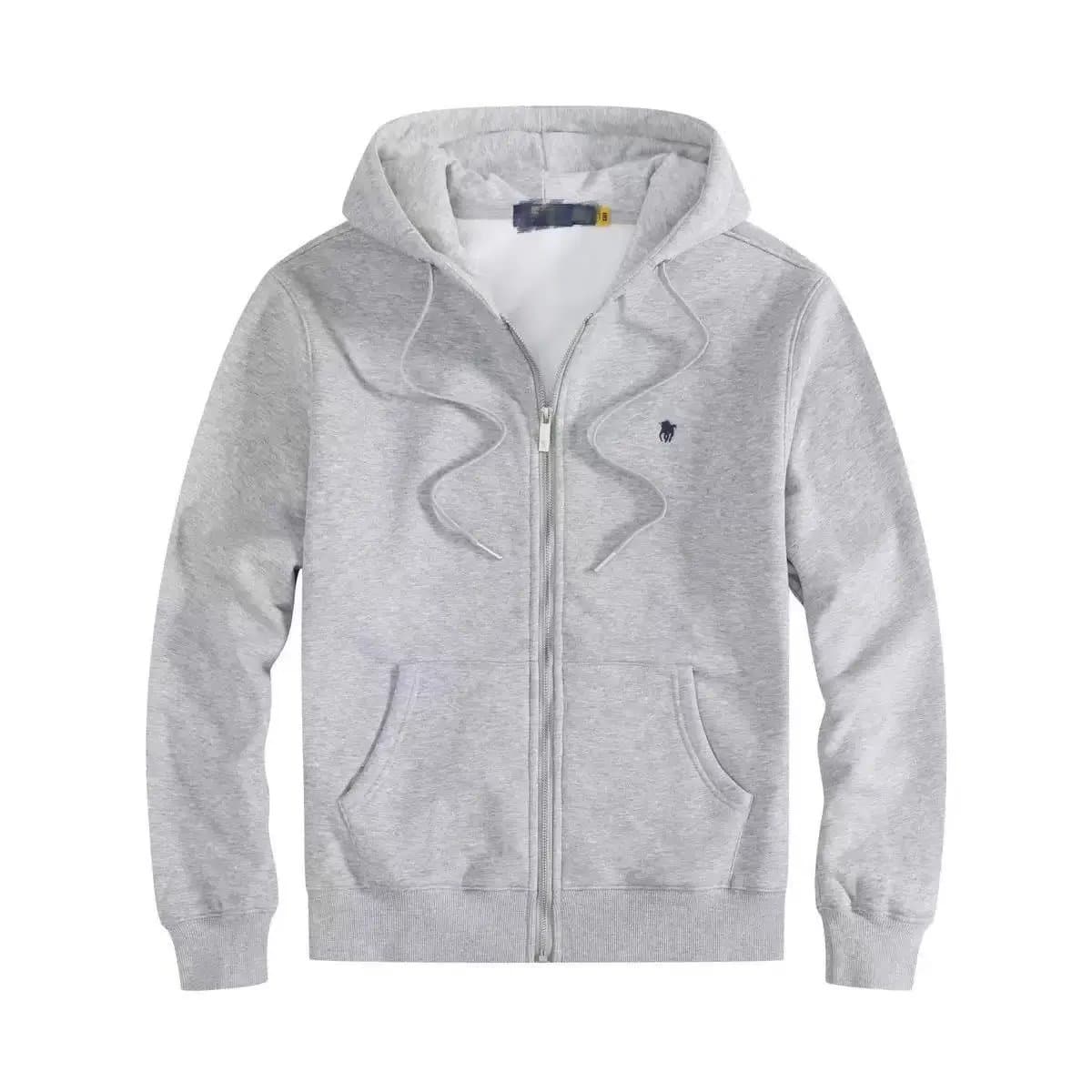 Polo Ralph Lauren Zip-Up Hoodie Heather Grey