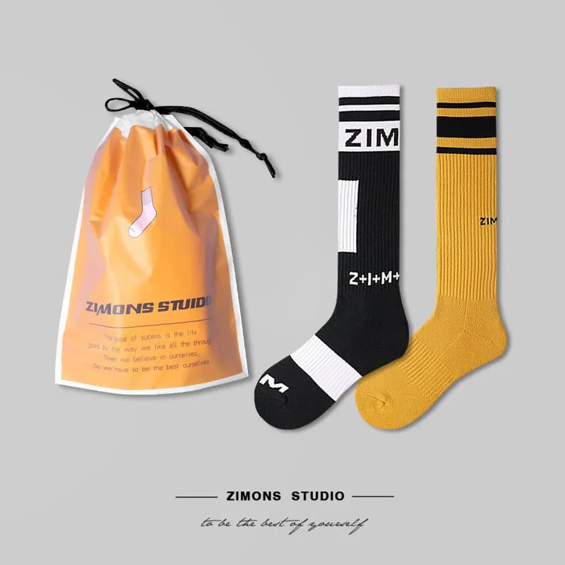 Crew Socks ZIM Logo Stripe