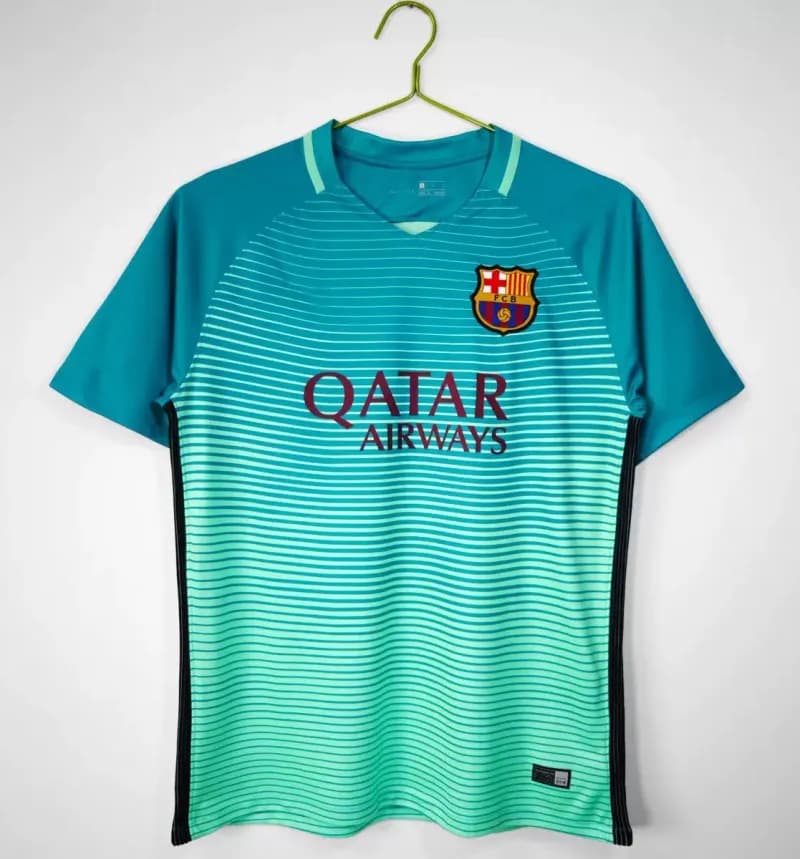 Nike FC Barcelona Away Jersey 2016-17 Qatar Airways