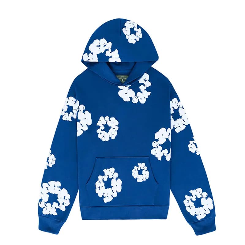 Balenciaga Joggers Floral Print — Blue