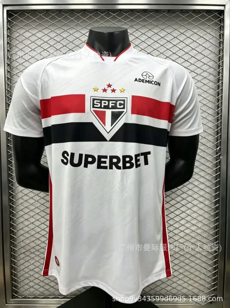 Soccer Jersey Zigzag Pattern — 26-27圣保罗主场