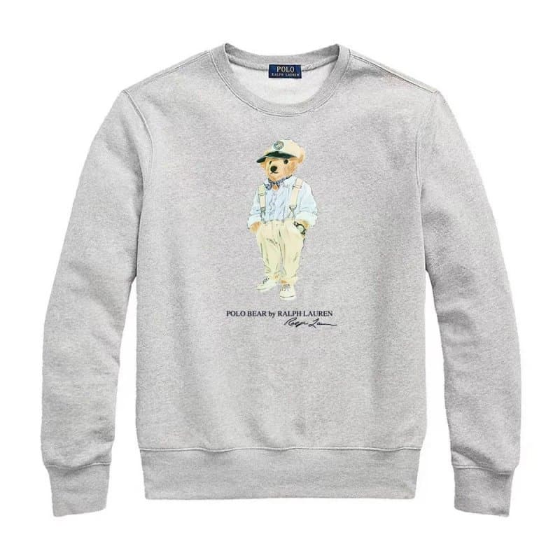 Polo Ralph Lauren Polo Bear Sweatshirt Dodgers Baseball — Y26·灰色