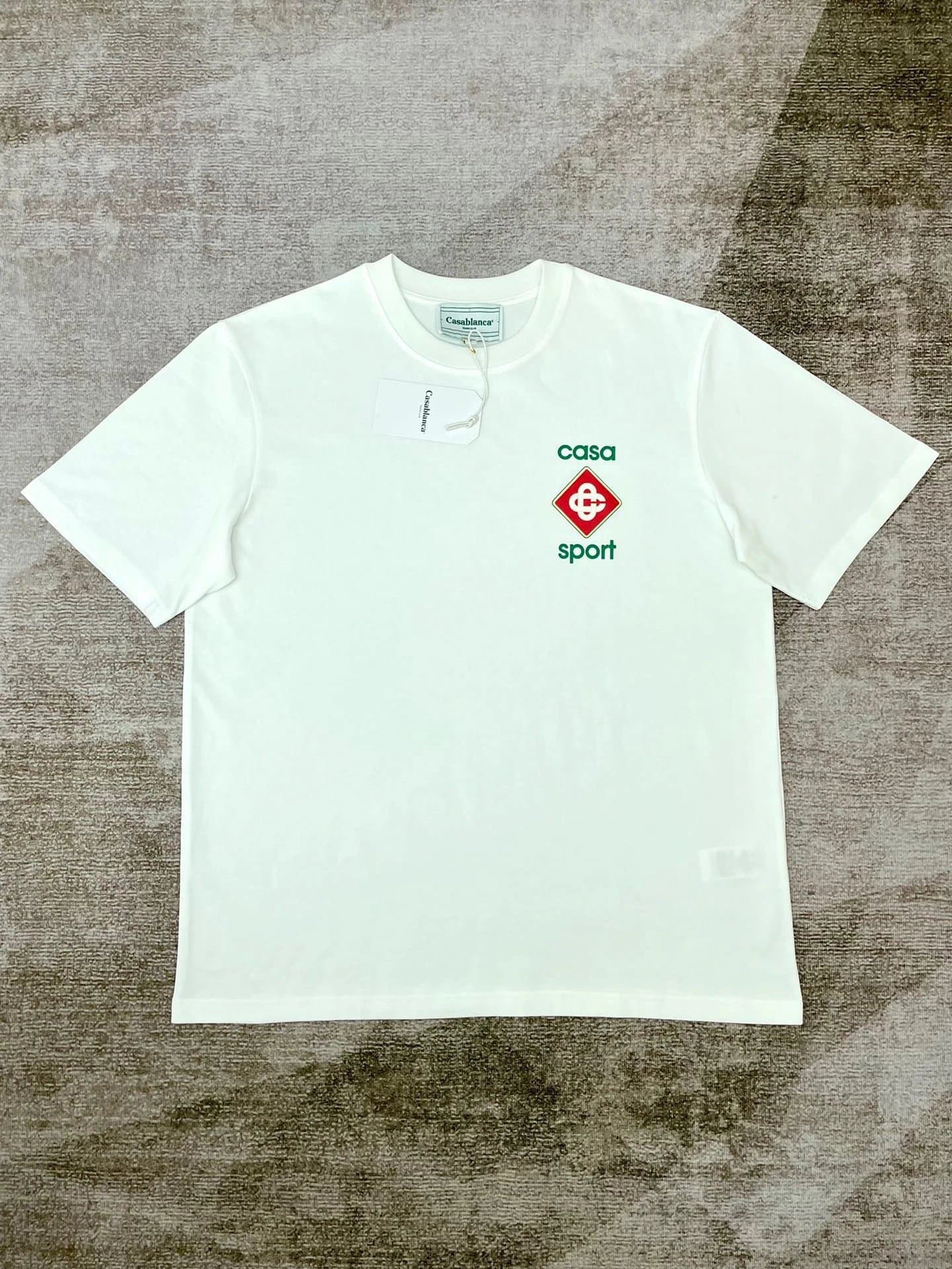 Casablanca Airways Tee Orange Plane Graphic — 白色24