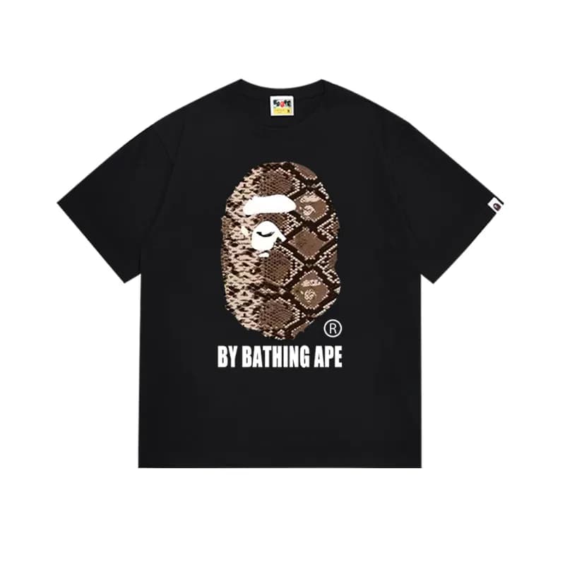 BAPE Graphic Tee A Bathing Ape Logo — 171 black