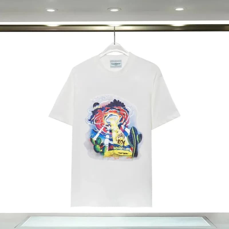 Casablanca Graphic T-Shirt Casa Blanca Tennis Print — 35