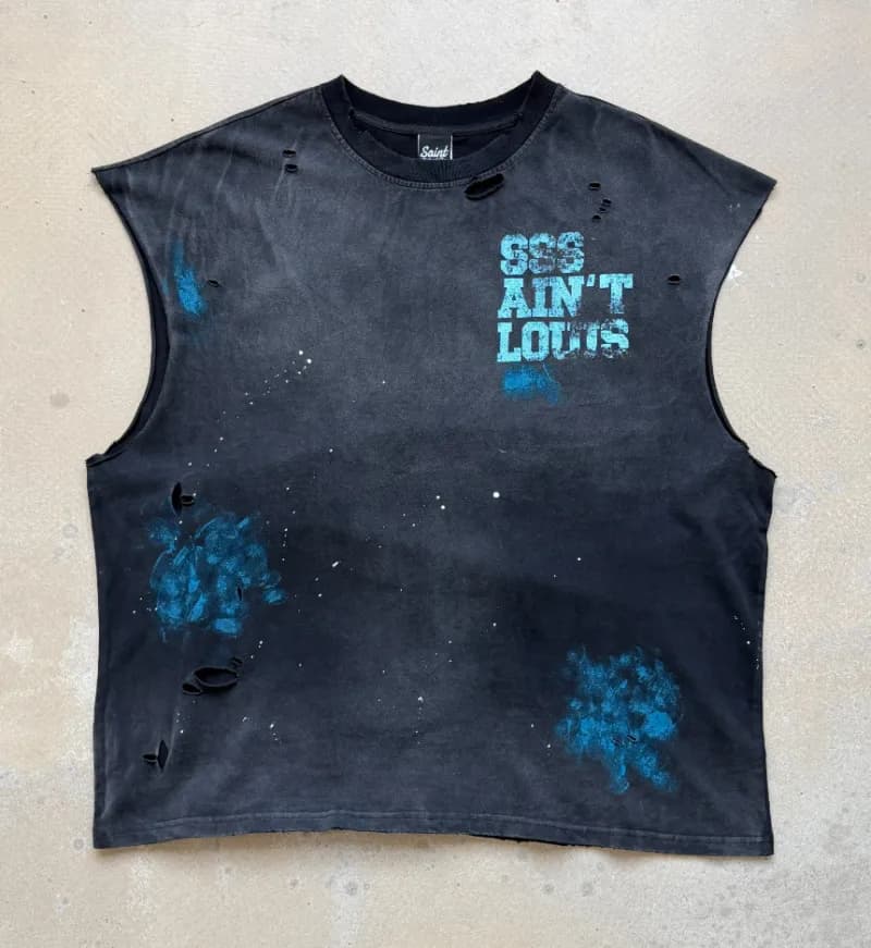 Sleeveless Tee Devil Inside Graphic — Cvt-16 black