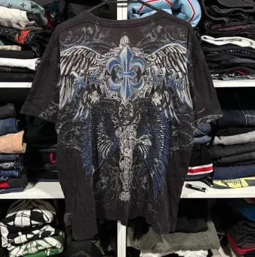 Jordan Graphic Tee Winged Fleur-de-Lis Print