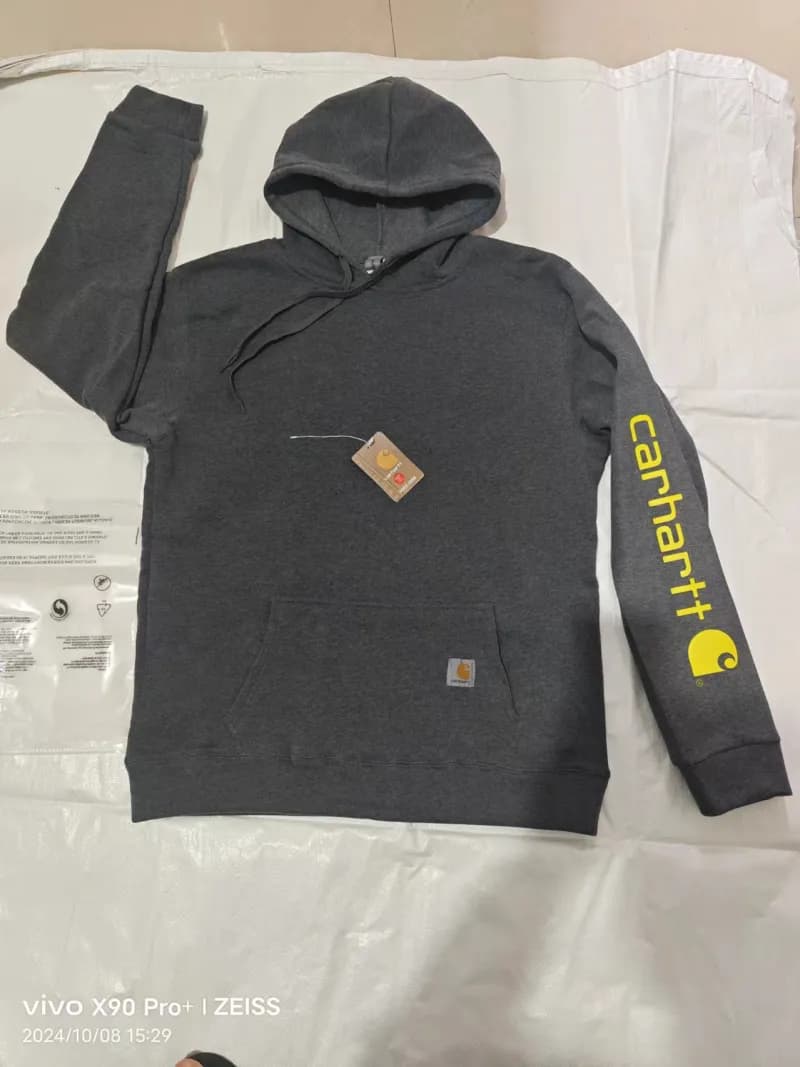Carhartt Pullover Hoodie Logo Sleeve
