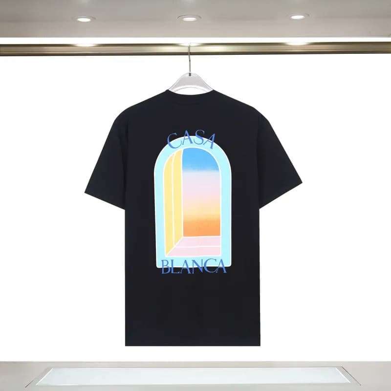 Casablanca Casa Blanca Tee Column Print — 8363前后印花黑